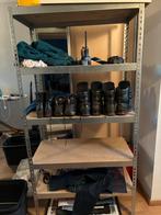 Stevige metalen stellingkast, Ophalen, Gebruikt