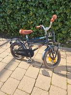 Supersuper 14 inch jongensfiets mat zwart, Fietsen en Brommers, Fietsen | Jongens, Ophalen, Gebruikt, 14 inch of minder, Handrem