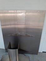 Novy afzuigkap met RVS achterplaat - Werkt perfect!, Ophalen of Verzenden, Gebruikt, Vrijstaand, Wandschouwkap