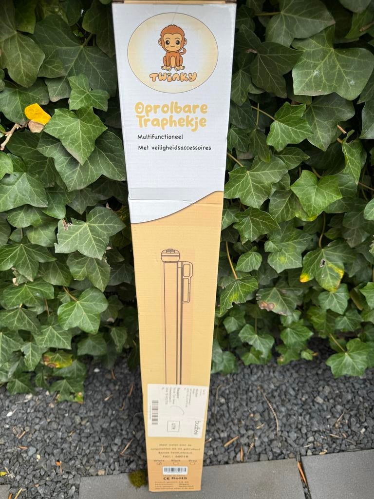Twinky oprolbaar traphekje, Ophalen, Overige materialen, Nieuw, Oprolhekje