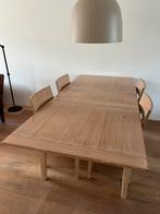 GRATIS af te halen: eettafel met 4 stoelen, Ophalen, Gebruikt, 4 tot 6 stoelen