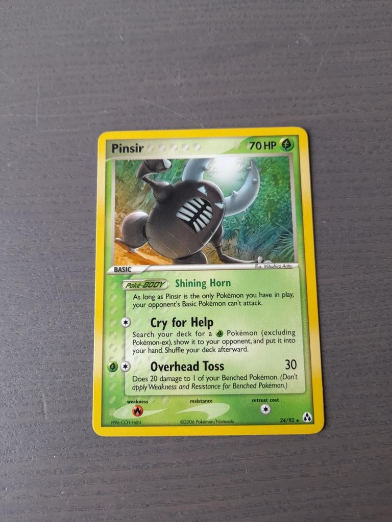 2006 legend maker 24/92 pinsir, Ophalen of Verzenden, Zo goed als nieuw, Losse kaart