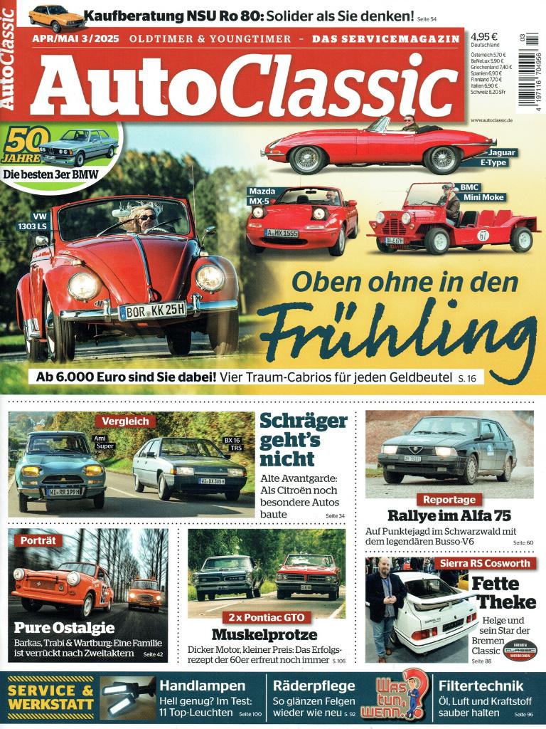 Auto Classic 2025 nr. 3 (o.a. Pontiac GTO & Tempest GTO), Verzenden, Gelezen, Algemeen