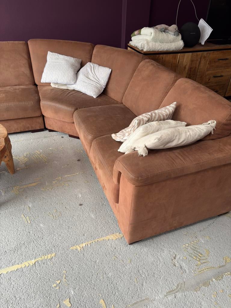 royale hoekbank, gratis, intensief gebruikt, Ophalen, Gebruikt, Overige materialen