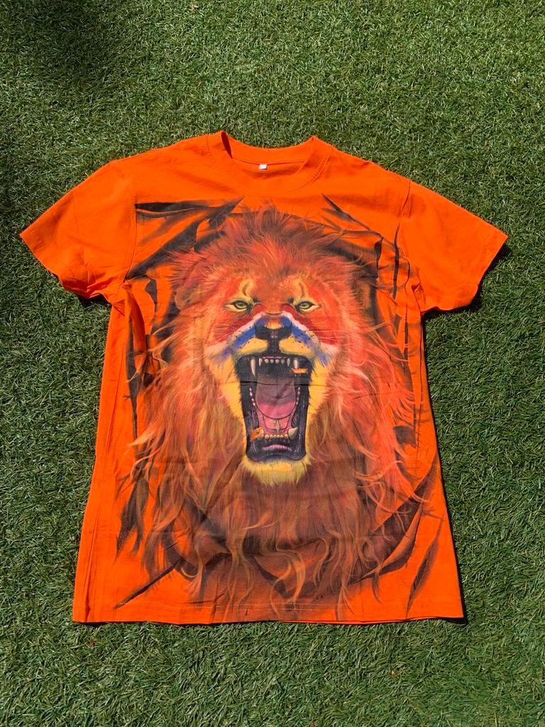 Oranje shirt laat de leeuw in je los NIEUW 4x, Ophalen of Verzenden, Zo goed als nieuw, Overige maten, Oranje