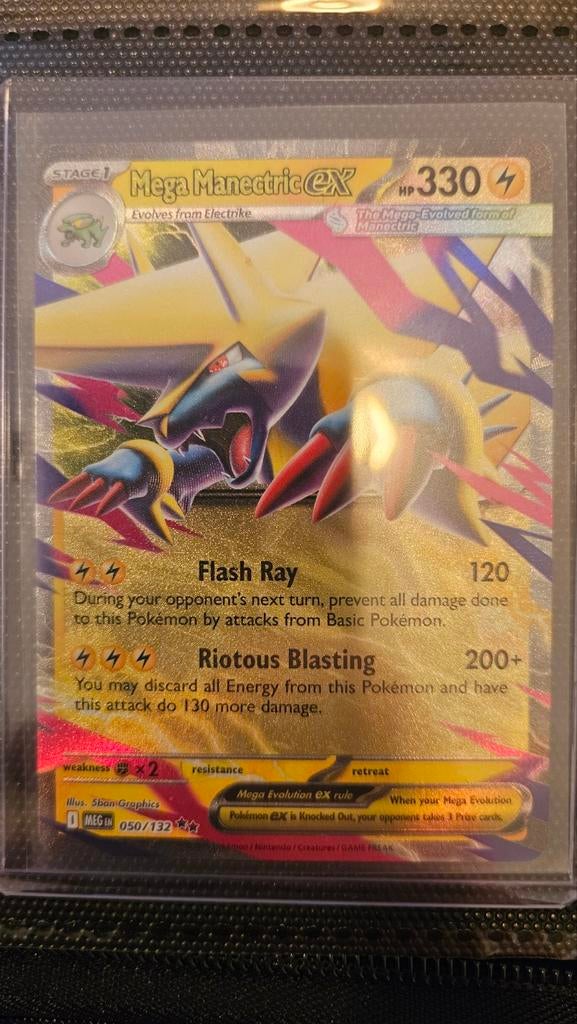 Pokémon Mega Manectric EX MEG 050/132, Ophalen of Verzenden