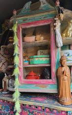 Bohemian brocante/Boho/Vitrinekastje/Kastje, Ophalen of Verzenden