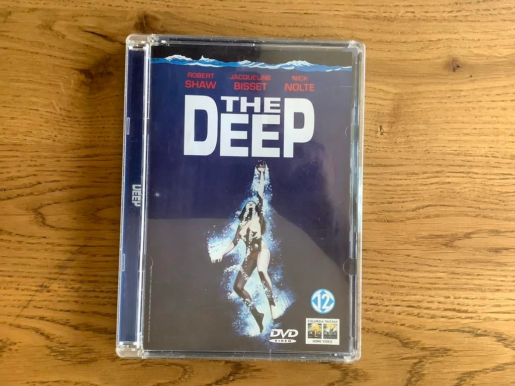 11) The Deep met Nick Nolte, Jacqueline Bisset, Robert Shaw., Vanaf 12 jaar, Ophalen of Verzenden, 1980 tot heden, Gebruikt