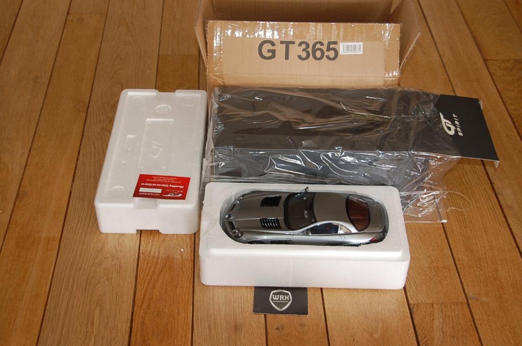 1:18 MERCEDES SLR MCLAREN MSO grey GT spirit GT365 WRH, Hobby en Vrije tijd, Modelauto's | 1:18, Verzenden, Zo goed als nieuw
