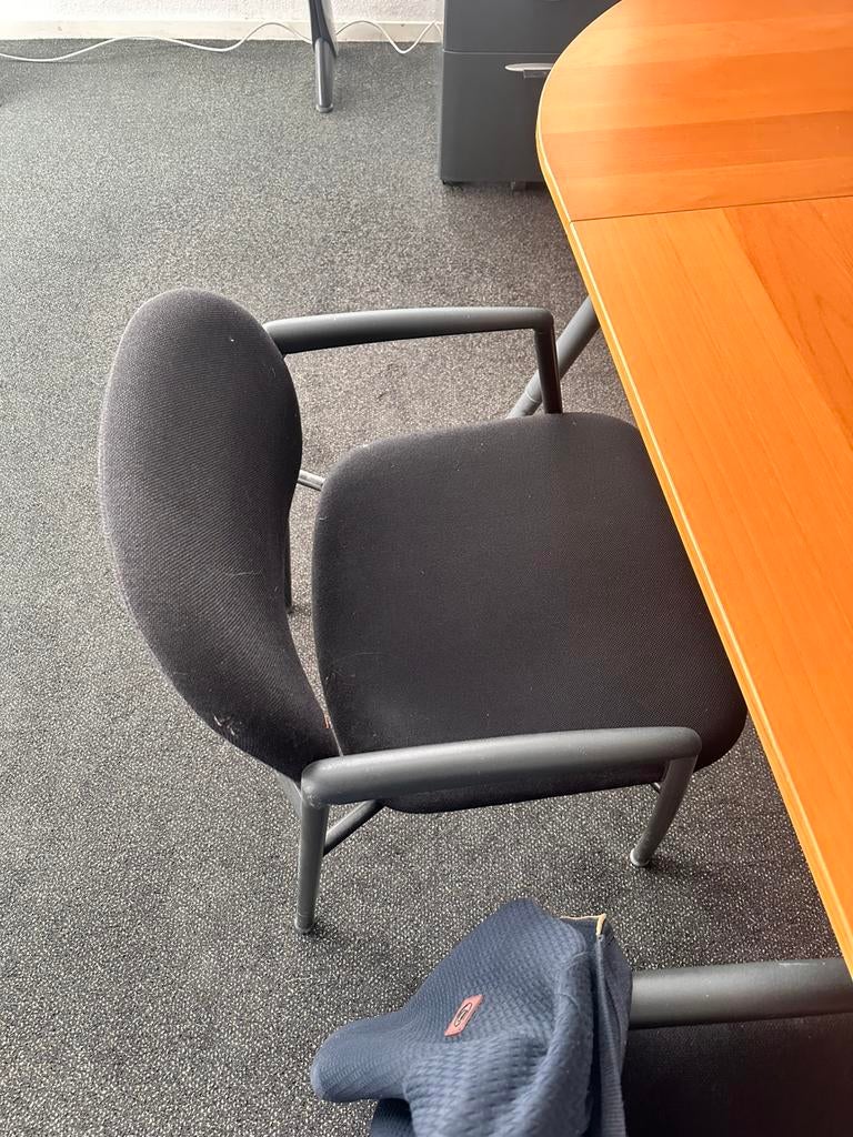 tafel met stoelen, Ophalen, Gebruikt, Hout, Hoekbureau