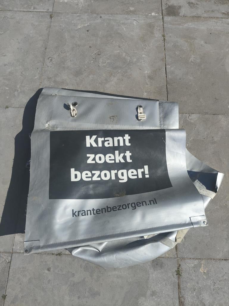 Krantenbezorg tas, Fietsen en Brommers, Ophalen, Gebruikt