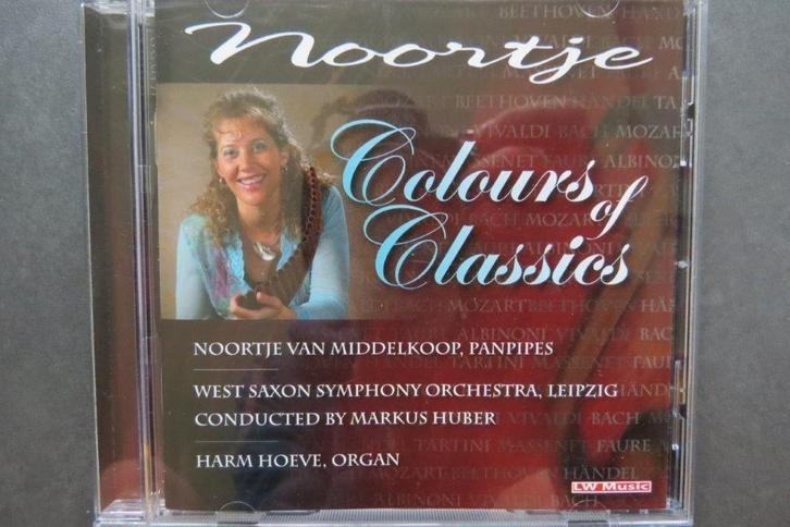 Cd orgel en panfluit: Colours of Classics Noortje Middelkoop, Cd's en Dvd's, Cd's | Religie en Gospel, Zo goed als nieuw, Gospel