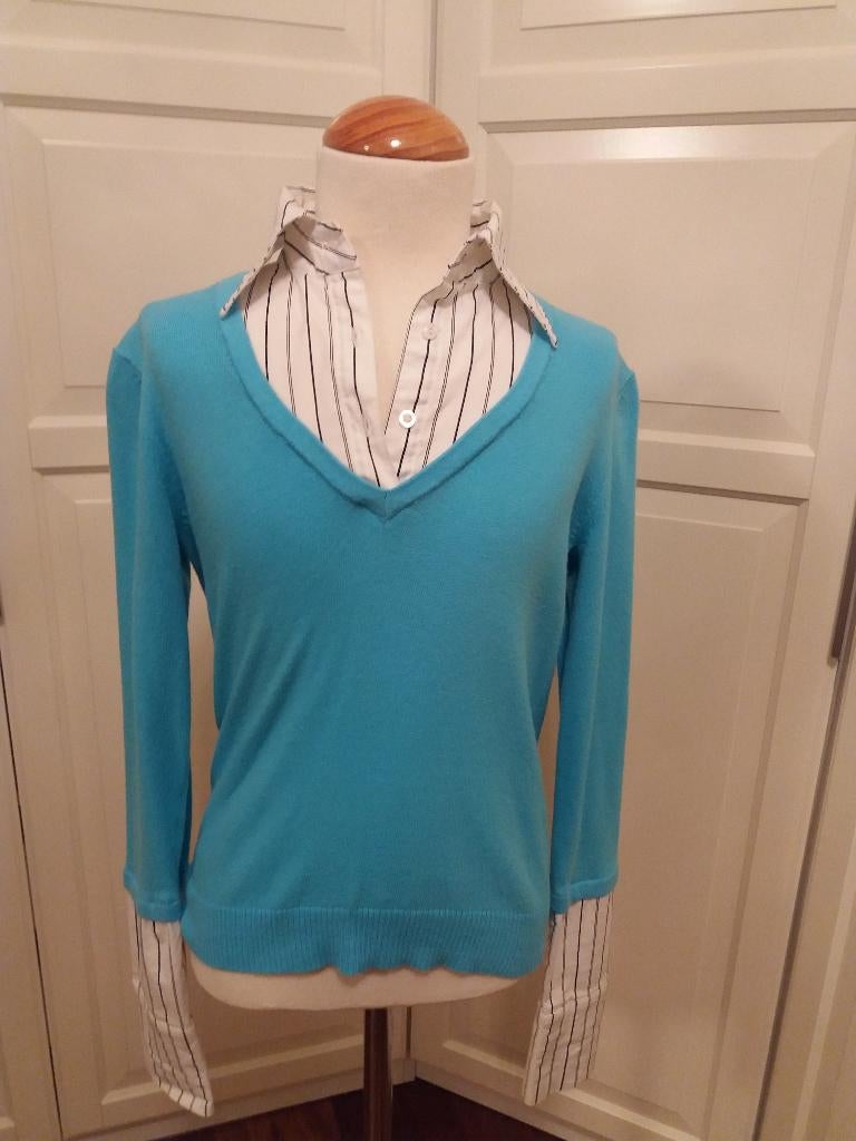 Trui Blouse S Sutherland Blauw ( Jool ), Kleding | Dames, Sutherland, Ophalen of Verzenden, Zo goed als nieuw, Blauw