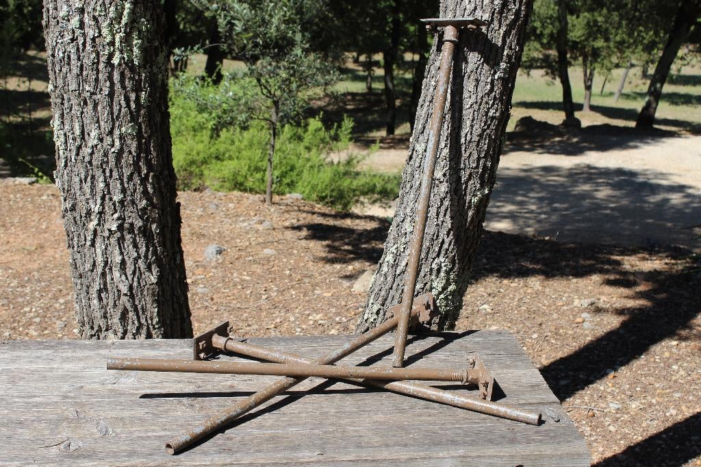 Brocante - Set industriële tafelpoten!, Tafelpoot, Minder dan 50 cm, Gebruikt, 50 tot 100 cm