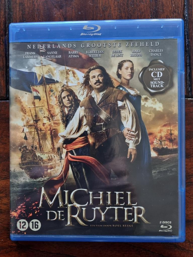 Michiel de Ruyter op Blu-Ray inclusief CD soundtrack., Cd's en Dvd's, Blu-ray, Ophalen of Verzenden, Zo goed als nieuw, Avontuur