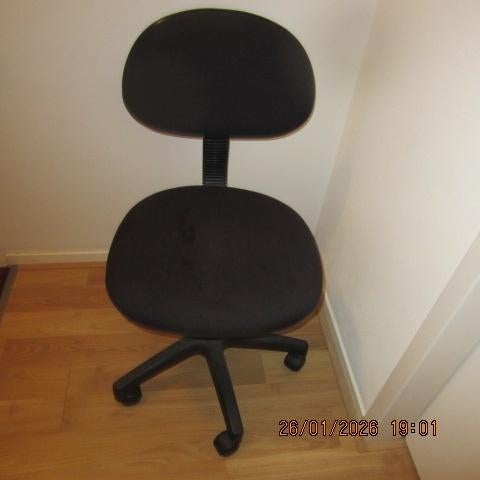 TE KOOP BUROSTOEL ZIE FOTO, Ophalen, Gebruikt, Zwart, Bureaustoel