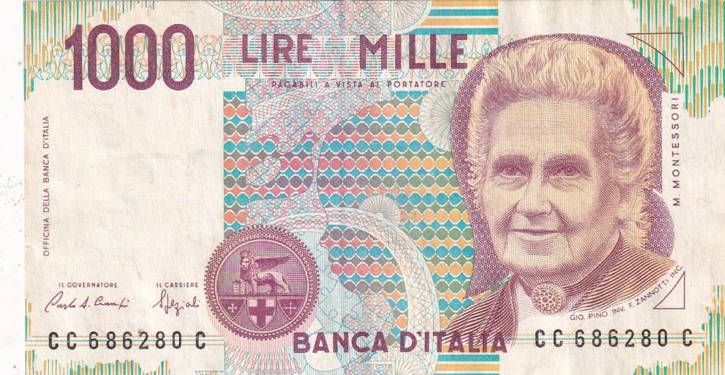 Italië 1000 lire 1990 ht Campi-Speciali, Postzegels en Munten, Bankbiljetten | Europa | Niet-Eurobiljetten, Verzenden, Italië
