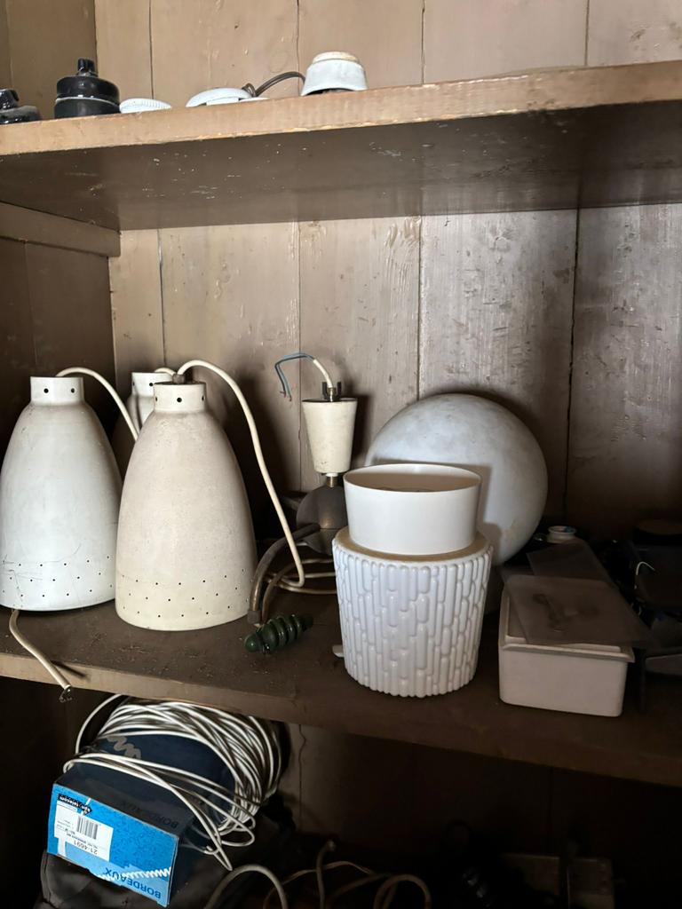 Diverse Ouderwetse Lampen en Onderdelen, Antiek en Kunst, Ophalen