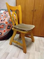 Massief eiken stoel 4 stuks, Ophalen, Gebruikt, Bruin, Vier