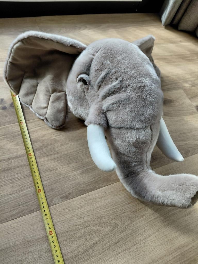 Dierenkop voor aan de muur, Kinderen en Baby's, Speelgoed | Knuffels en Pluche, Ophalen, Zo goed als nieuw, Overige typen