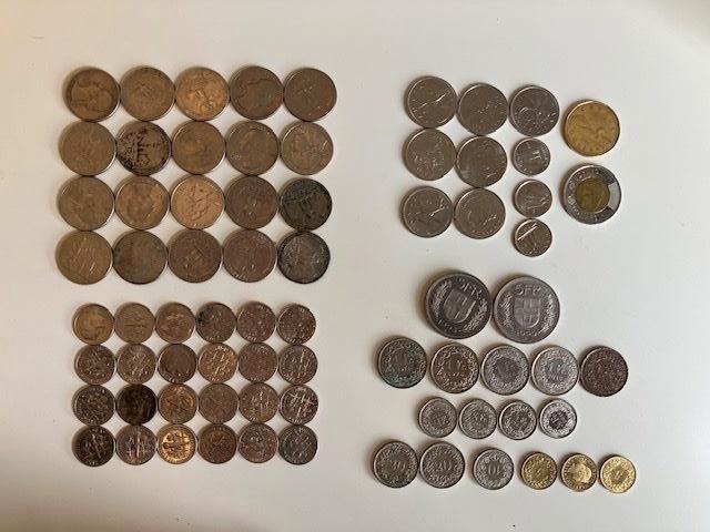 koersgeld Zwitserland, Canada en VSA, Ophalen of Verzenden, Overige landen, Losse munt
