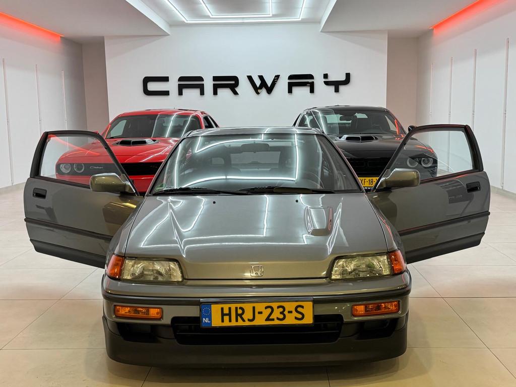 Honda CRX 1.6i 16V CRX DOHC (bj 1991), Auto's, Voorwielaandrijving, Zwart, Origineel Nederlands, Bedrijf