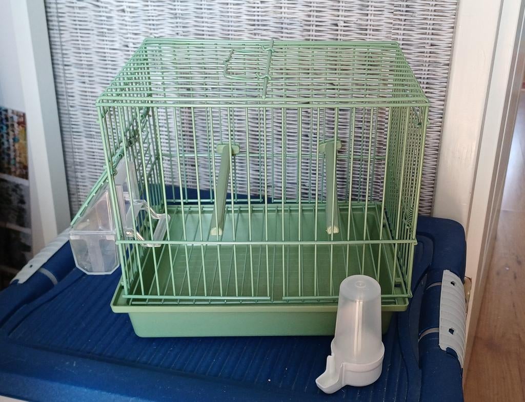 Transport kooitje voor kleine vogel, Dieren en Toebehoren, Vogels | Hokken en Kooien, Ophalen of Verzenden, Hout, Overige typen