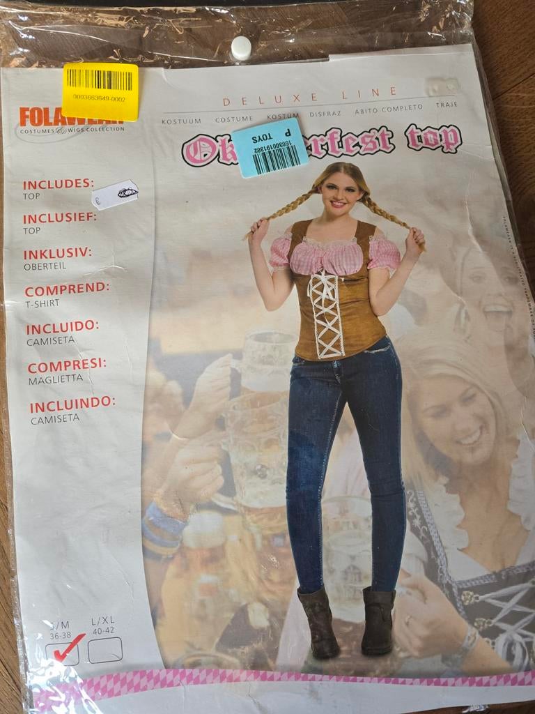 Nieuwe Oktoberfest top maat S/M, Ophalen of Verzenden
