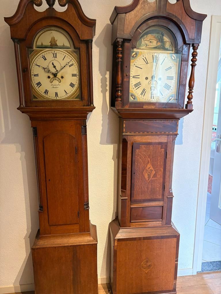 Antieke Staande Klokken - Set van Twee, Ophalen