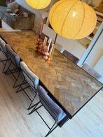 Eettafel stoelen 8x, Ophalen, Zo goed als nieuw, Stof, Vijf, Zes of meer stoelen