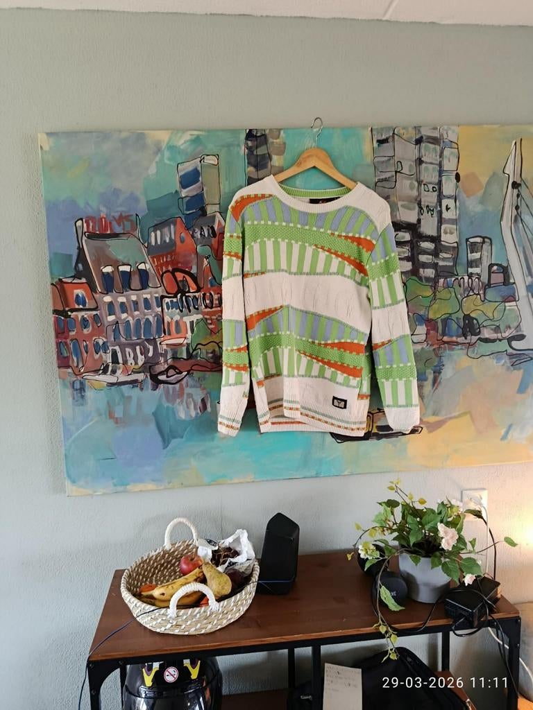 Carlo Colucci Trui Maat M, Kleding | Heren, Truien en Vesten, Gedragen, Maat 48/50 (M), Overige kleuren, Ophalen of Verzenden