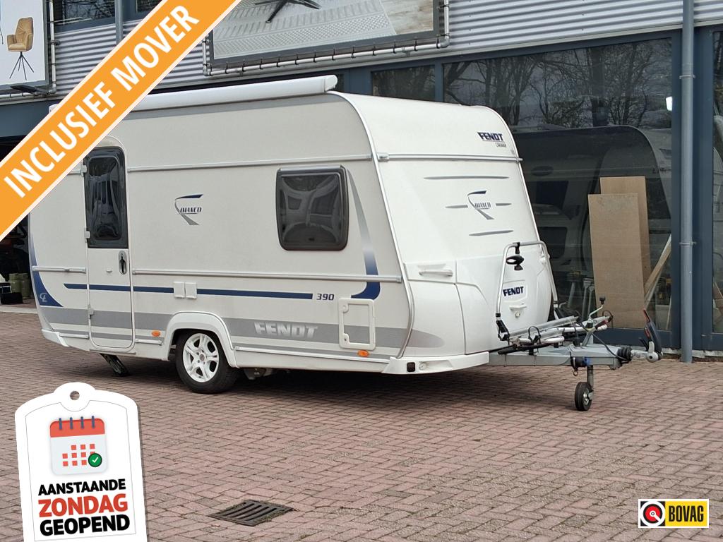 Fendt Bianco 390 FH Met mover en fietsenrek ((Zondag open)), Tot en met 2, Bedrijf, Treinzit, Schokbreker