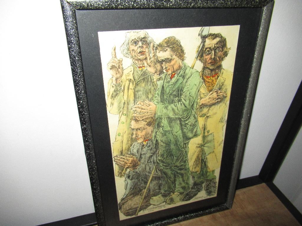 JAN TOOROP (1858-1928) DE BIDDENDE HERDERS 1908, Ophalen of Verzenden