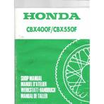 uitgebreid werkplaatshandboek HONDA CBX400 & CBX550; 15,95, Motoren, Ophalen of Verzenden, Honda