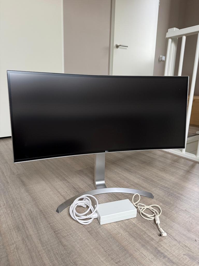 LG ultrawide curved monitor 34-inch, Computers en Software, Monitoren, Zo goed als nieuw, 61 t/m 100 Hz, USB-C, Gaming, Curved