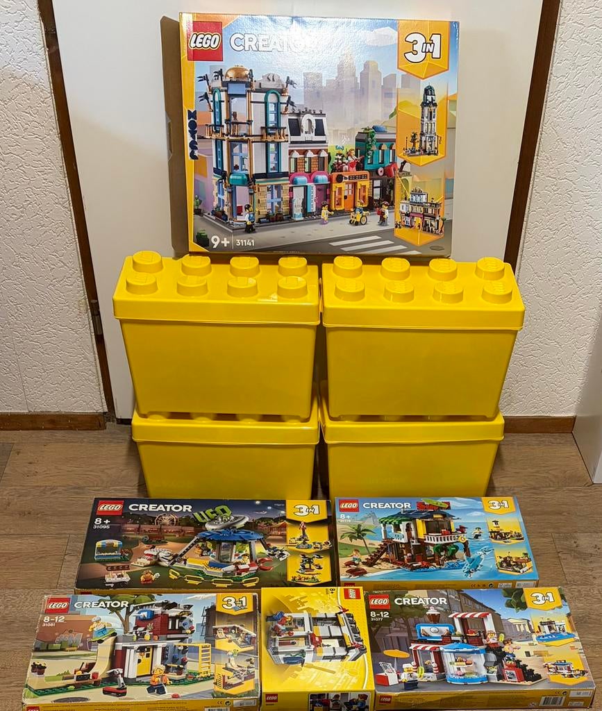 Enorme Lego Creator verzameling (12 sets) incl. Lego kratten, Kinderen en Baby's, Speelgoed | Duplo en Lego, Lego, Compleet, Ophalen of Verzenden