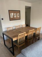 mango wood dining table, 200 cm of meer, Vijf personen of meer, Rechthoekig, Classic, minimal, industrial