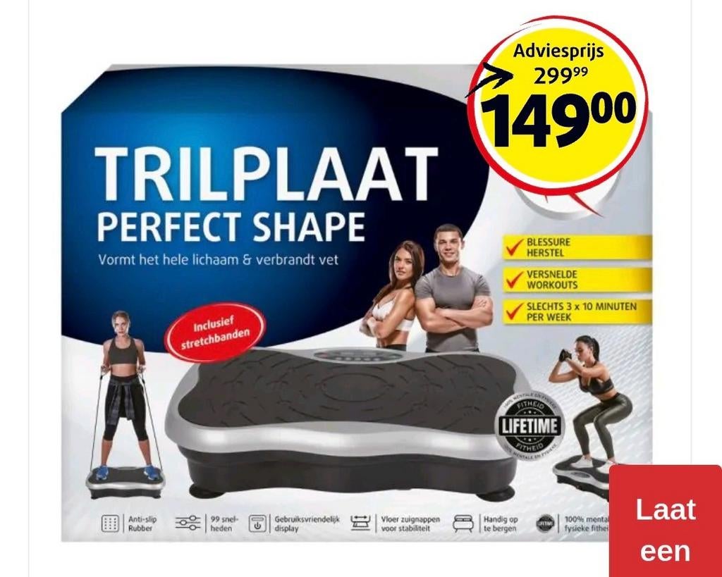 Nieuwe Lucovitaal Trilplaat Perfect Shape - Ongeopend!, Ophalen of Verzenden, Nieuw, Overige typen