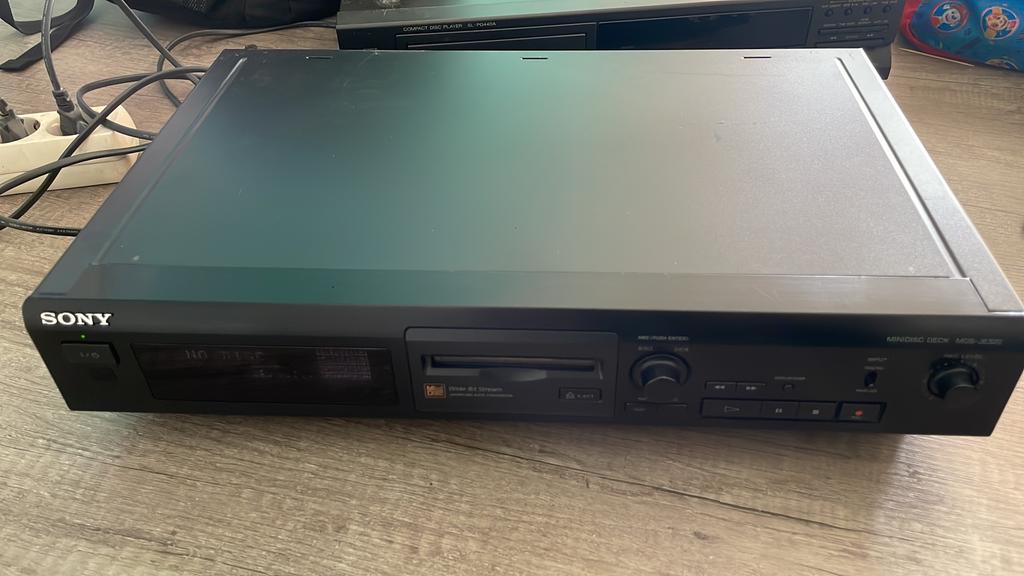 Sony MDS-JE320 minidisc recorder zonder afstandsbediening, Ophalen of Verzenden, Minidisc-recorder