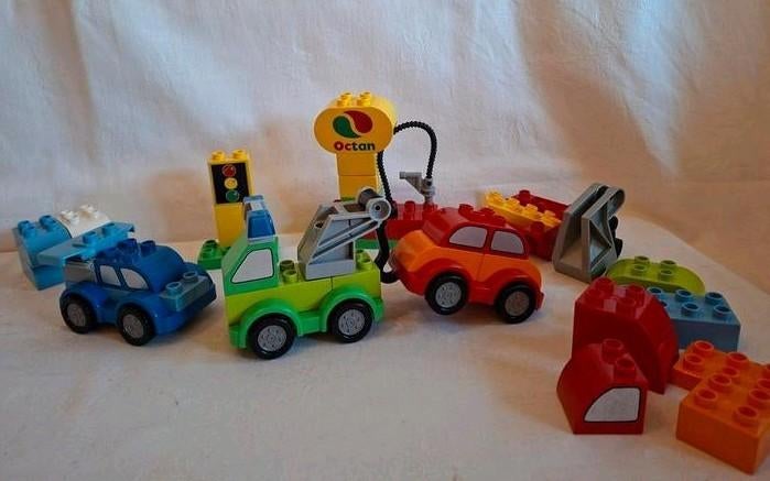 Duplo set 10552 Creativ Cars Creatieve Auto's Compleet, Kinderen en Baby's, Speelgoed | Duplo en Lego, Gebruikt, Ophalen of Verzenden