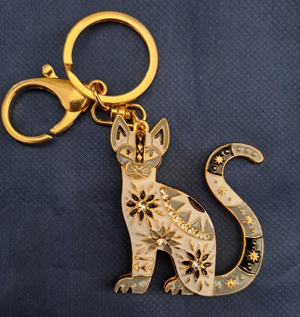 Luxe Kat sleutelhanger, Ophalen of Verzenden, Nieuw, Dier of Natuur