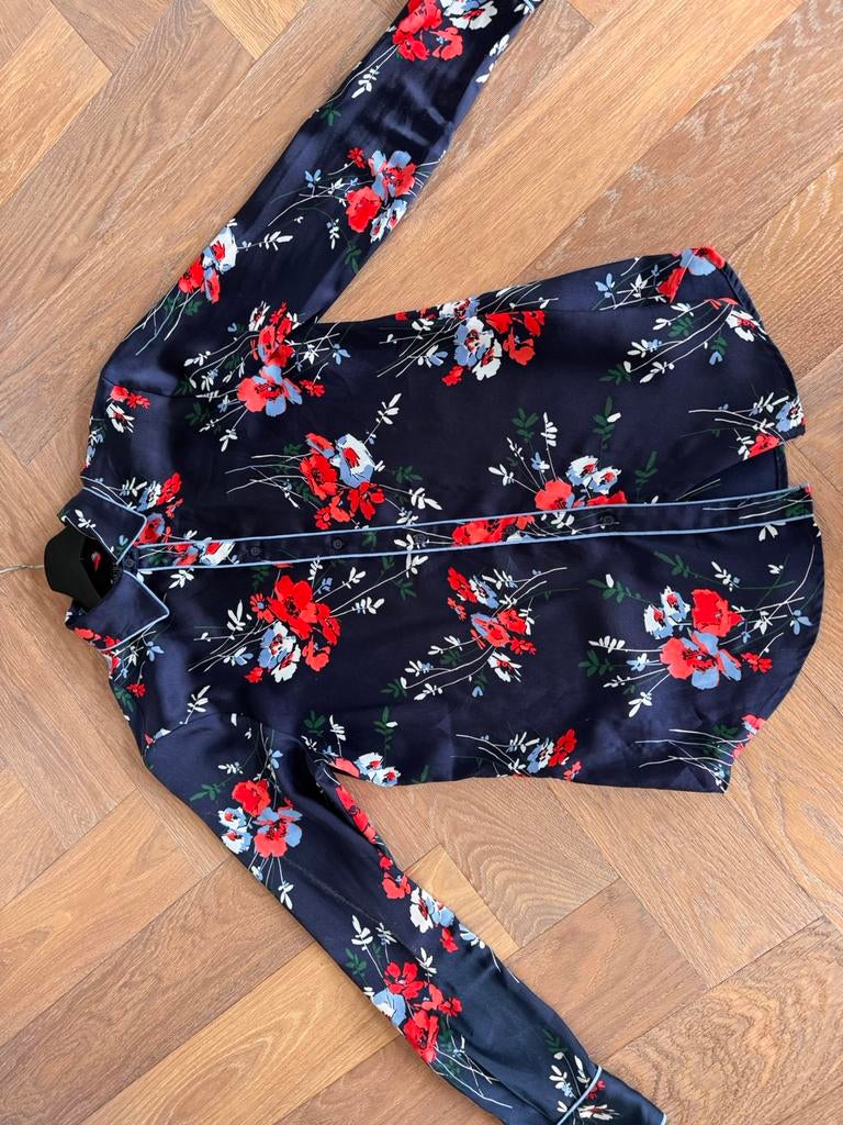 Ralph Lauren blouse maat M, Ophalen of Verzenden, Gedragen, Maat 38/40 (M), Blauw