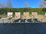 4 moderne eettafelstoelen, Huis en Inrichting, Ophalen, Gebruikt, Bruin, Vier