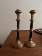 Zware messing kandelaren Laura Ashley, Ophalen of Verzenden