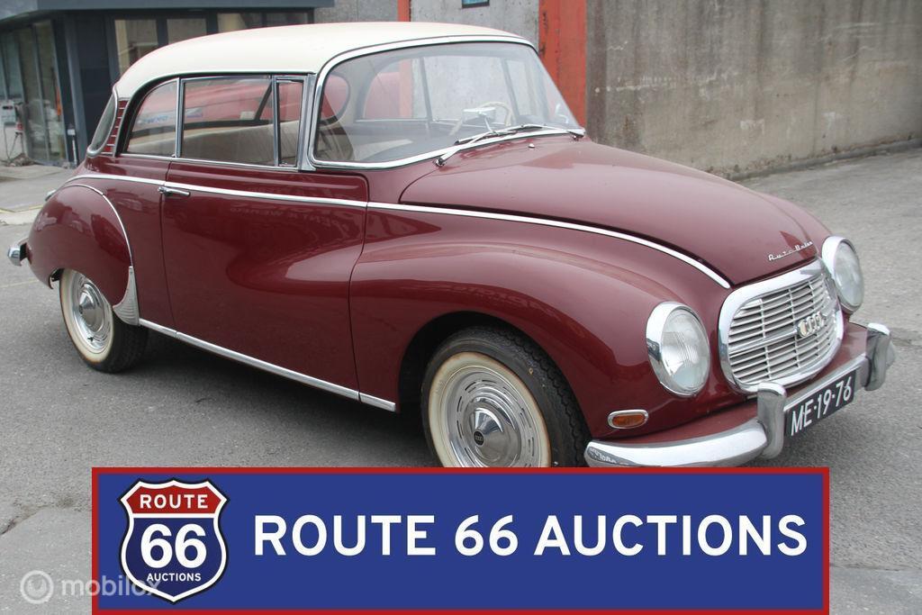 Auto Union 1000 Super | 1963 | Route 66 Auctions, Overige merken, Overige carrosserieën, Zwart, Bedrijf