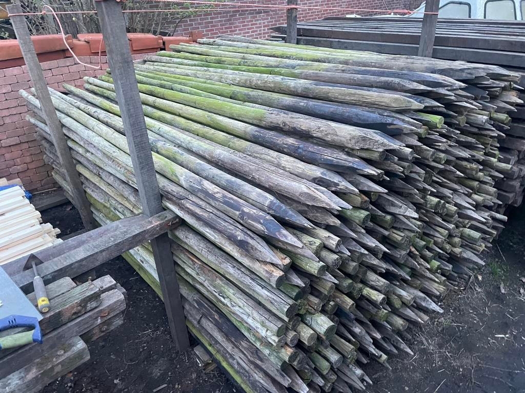 Boompalen, Ophalen of Verzenden, Gebruikt, Hout, Overige typen