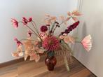 Zijden bloemen inclusief vaas, Ophalen, Zo goed als nieuw, Binnen