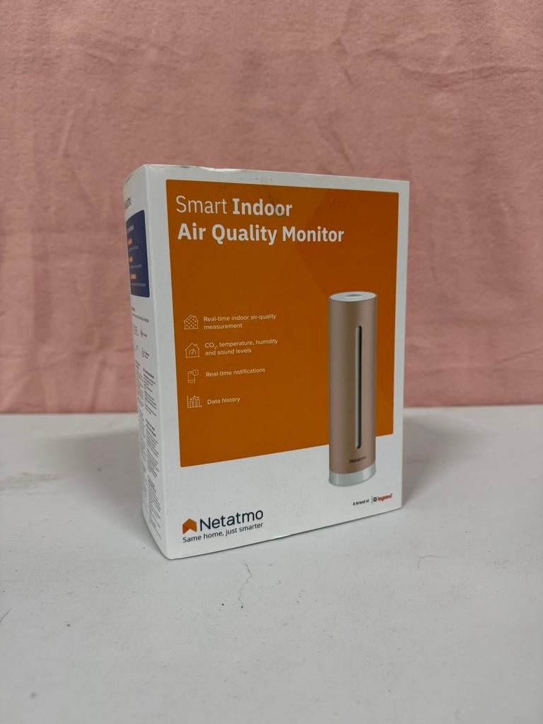 Netatmo Smart Indoor Air Quality Monitor – binnenluchtmeter., Ophalen of Verzenden, Zo goed als nieuw