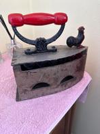 Antiek strijkijzer met haan, Ophalen