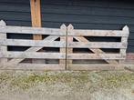 Landhek  poort 3.00 mtr Douglas (2 delen a 1.5 meter), Tuin en Terras, Ophalen, Gebruikt, Hout, Tuinhek